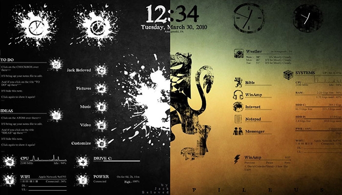 20 Best Rainmeter Skins 2018 | DeviceDaily.com