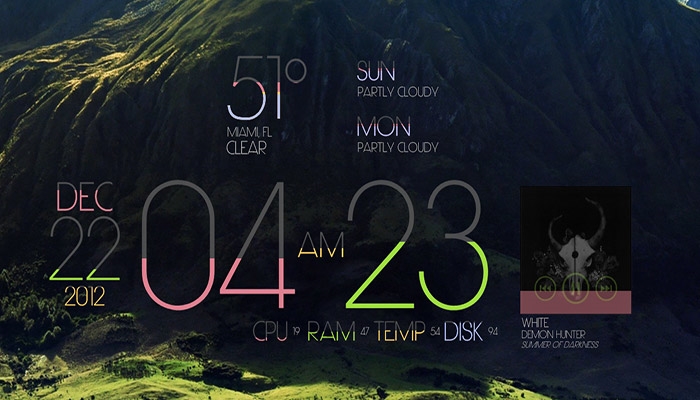 20 Best Rainmeter Skins 2018 | DeviceDaily.com