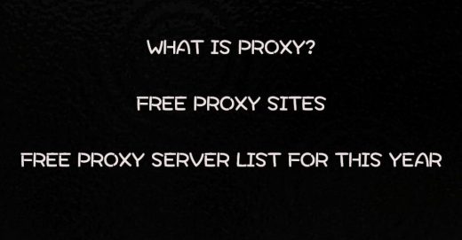 50 Best Free Proxy Sites 2018