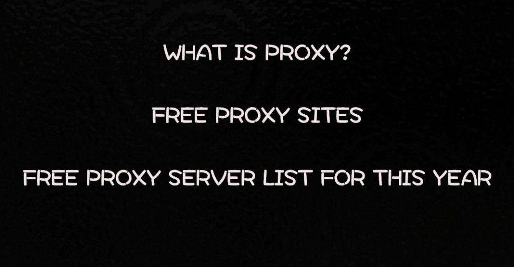 50 Best Free Proxy Sites 2018 | DeviceDaily.com