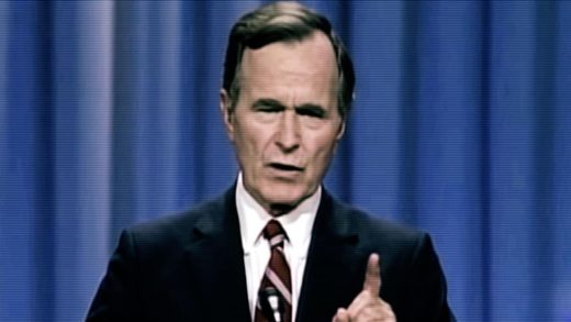 Watch the 53-second viral moment that helped George H. W. Bush win in 1988