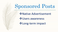 What is Sponsored Post?