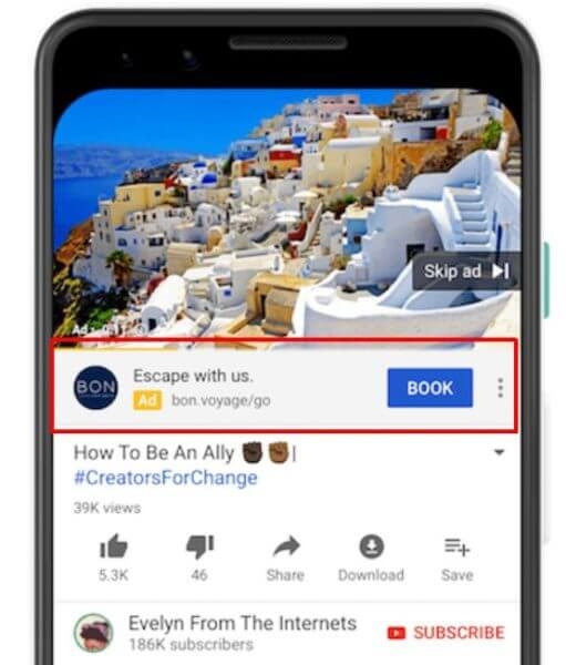 YouTube sunsetting call-to-action overlays in favor of new ad extension | DeviceDaily.com