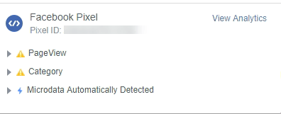 Facebook pixel - yellow warning symbol | DeviceDaily.com