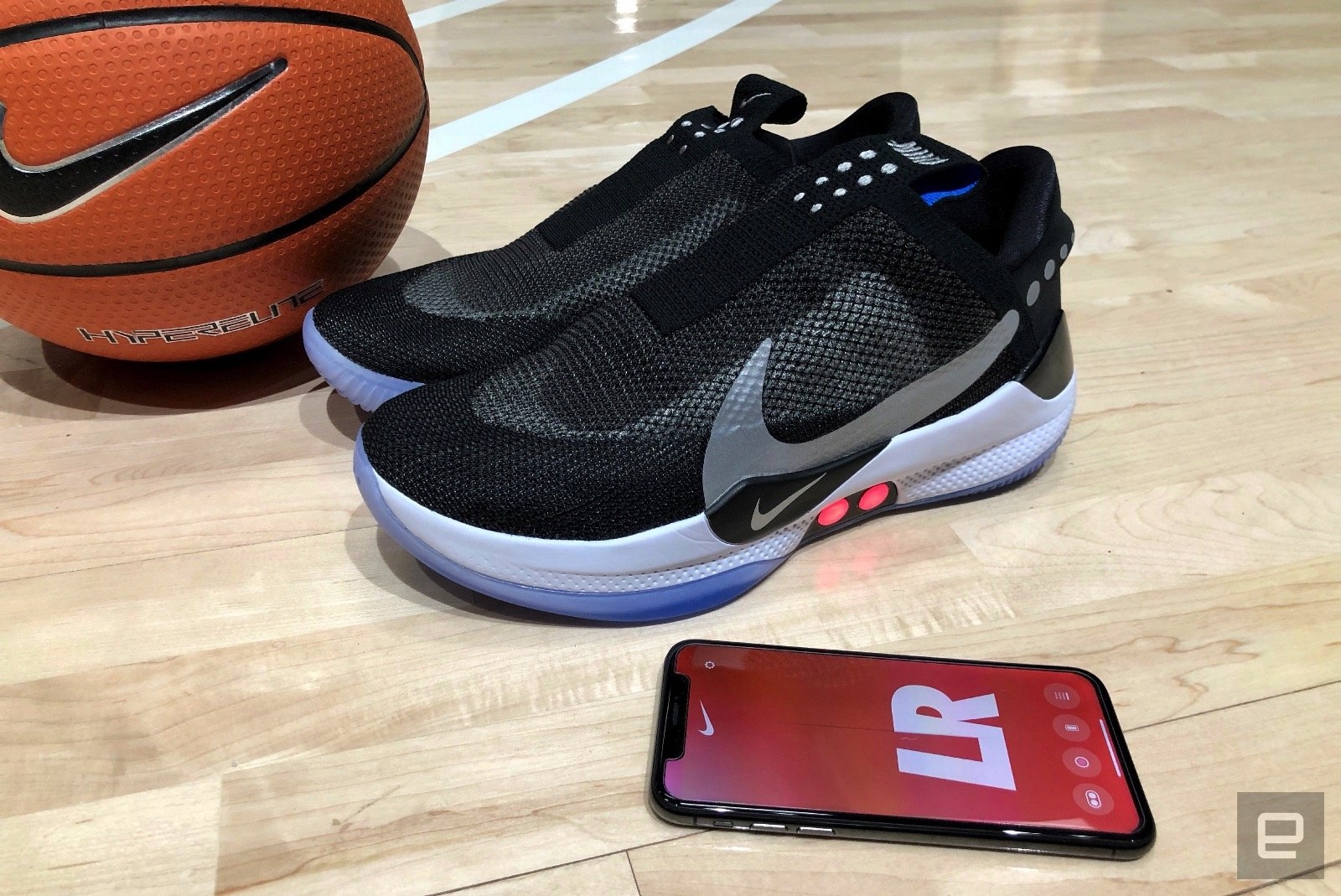 nike auto lace basketball shoes