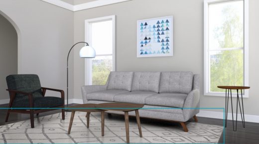 Amazon’s online Showroom shows you if different furniture goes together