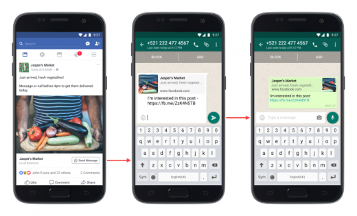 Facebook adds new reporting for Click-to-WhatsApp ads