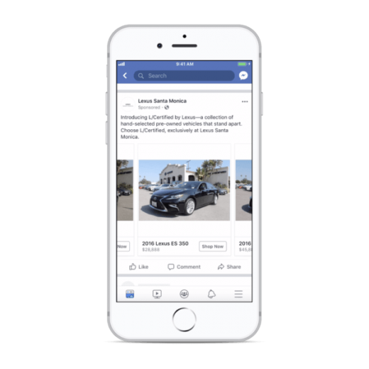 Facebook launches rebranded ‘auto inventory ads,’ expands retargeting