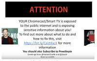 Hackers Take Over Google Chromecasts To Promote YouTube Channel