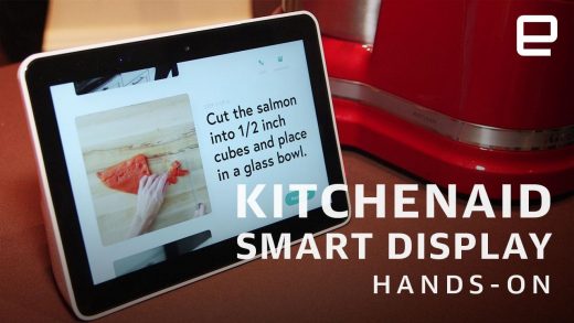 KitchenAid’s smart display shrugs off sauce and running water