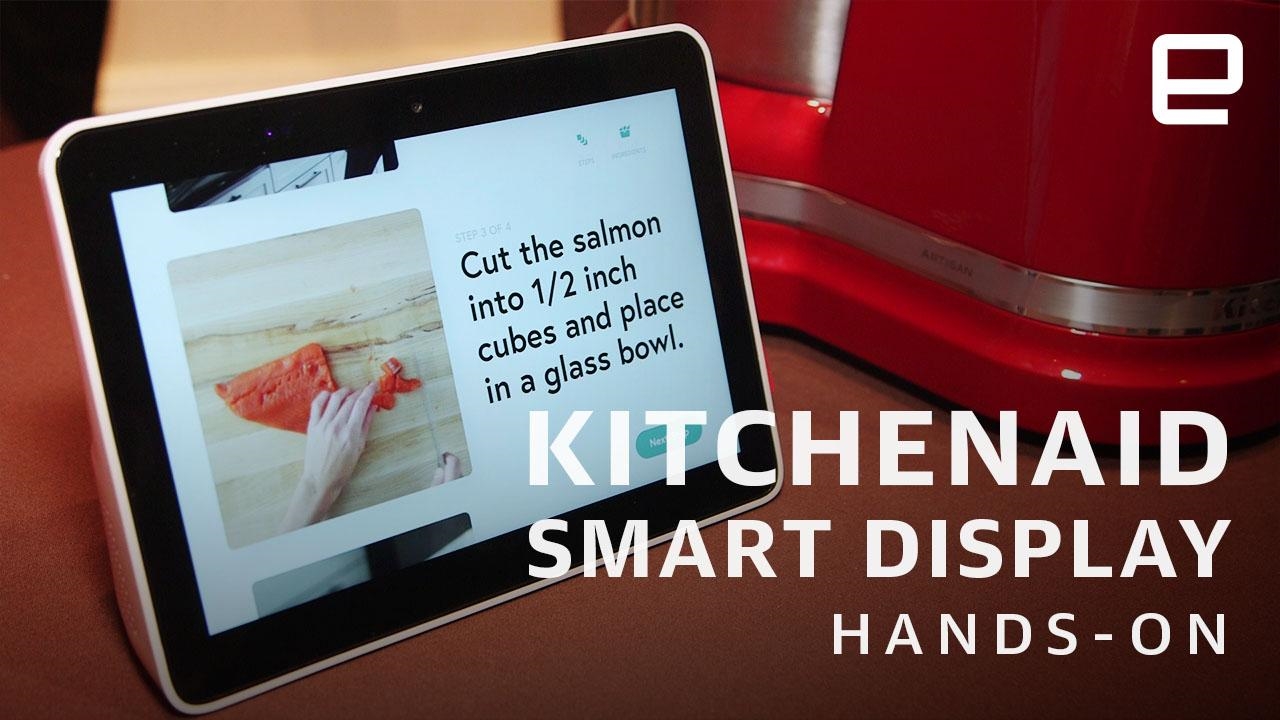 KitchenAid's smart display shrugs off sauce and running water | DeviceDaily.com