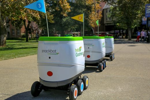 PepsiCo is using robots to deliver snacks to college students