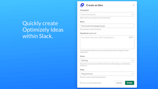 Optimizely lets marketers create ideas and access experiment data through new Slack integration