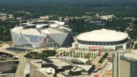 This cool time-lapse map shows Atlanta’s Mercedes-Benz Arena replacing the Georgia Dome