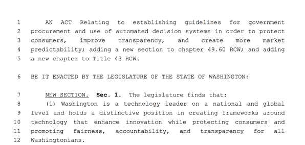 Washington could be the first state to rein in automated decision-making | DeviceDaily.com