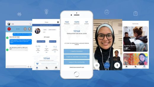 When refugees need emergency help with a language barrier, this app connects them to a translator