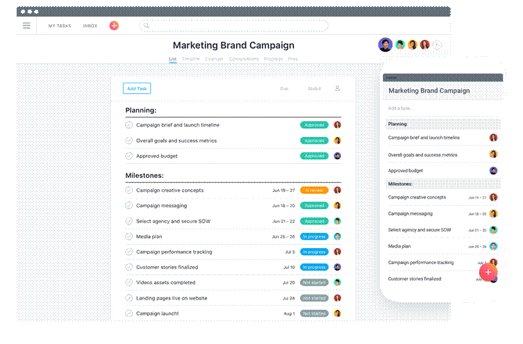 Alternative to Google Sheets for Project Planning  and  Task Management Asana | DeviceDaily.com