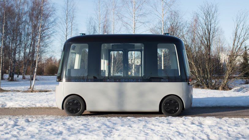 Muji’s adorable autonomous bus hits the road in Finland | DeviceDaily.com