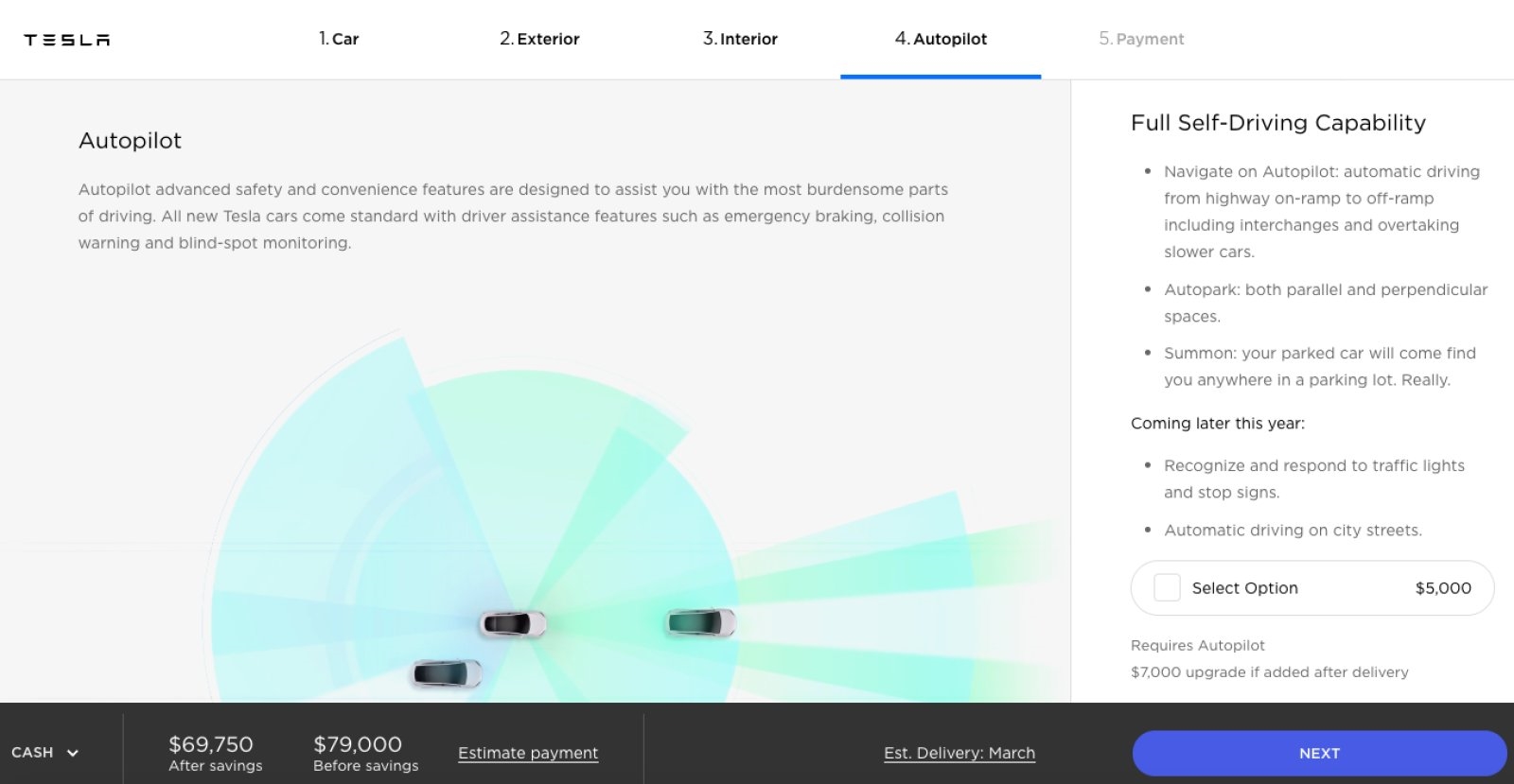 Tesla starts charging $7,000 to add Full Self-Driving features | DeviceDaily.com