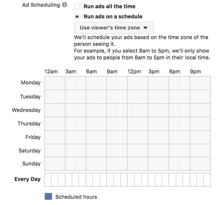 Facebook Ads scheduling | DeviceDaily.com