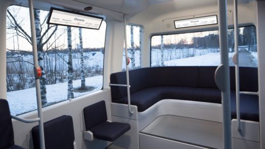 Muji’s adorable autonomous bus hits the road in Finland