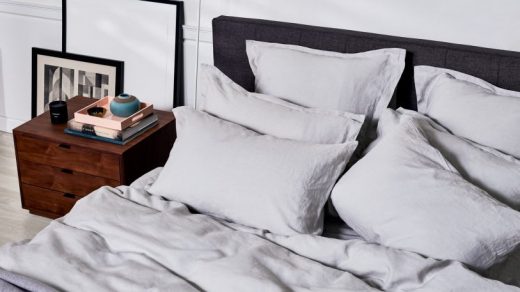 Snowe Home’s super soft linen bedsheets are literally made with air