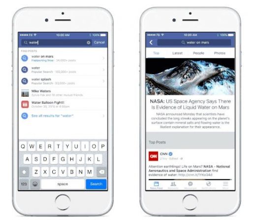 Facebook is Testing Search Ads