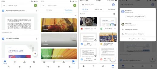 Google Drive apps get a redesign to match its look on the web