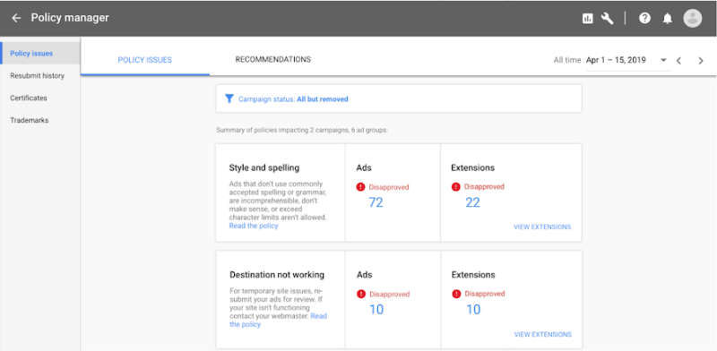 Google launching Policy manager in Google Ads | DeviceDaily.com Google launching Policy manager in Google Ads | DeviceDaily.com