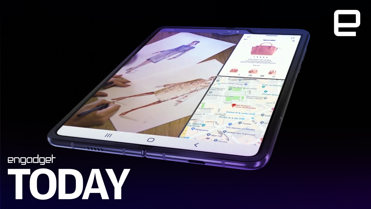 Leaked Galaxy Fold pops up in a video with a significant seam | DeviceDaily.com