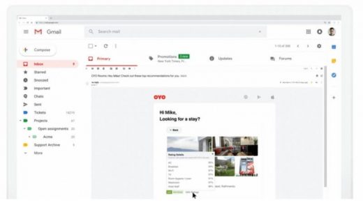 Dynamic AMP for Email is rolling out in Gmail now