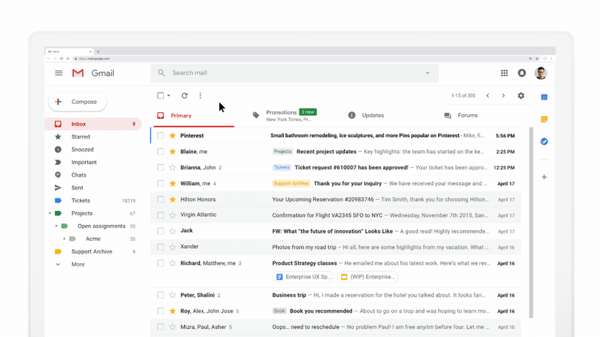 Dynamic AMP for Email is rolling out in Gmail now | DeviceDaily.com