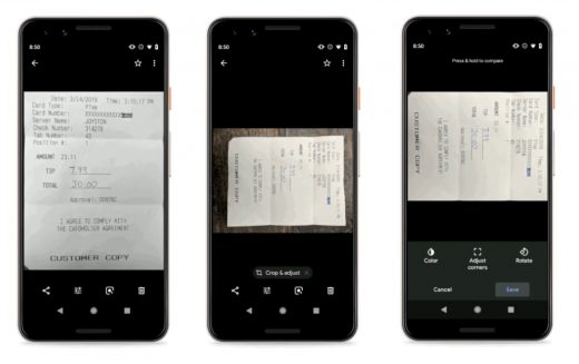 Google Photos makes it easier to take clear pictures of receipts
