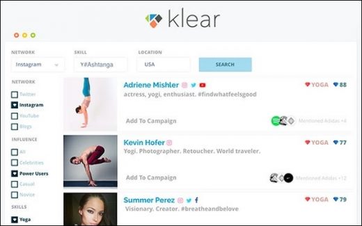 Klear Social Engine Adds Hashtag, Keyword, Brand To Search Capabilities