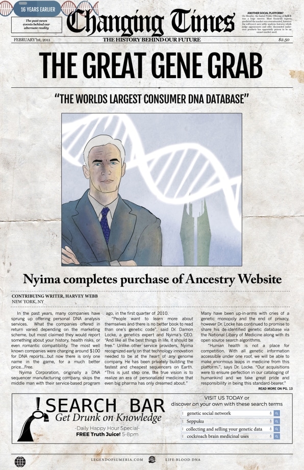 Our coming DNA nightmare, as outlined by a dystopian graphic novel | DeviceDaily.com