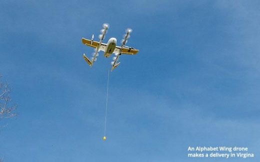 FAA Certifies Alphabet’s Wing For Drone Deliveries