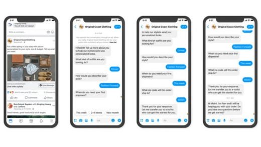 Facebook Messenger to get new lead gen templates, appointment booking