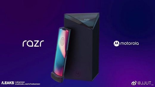 Motorola’s foldable RAZR appears in supposed leak