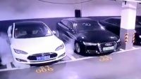 Watch the video of a parked Tesla Model S exploding in China