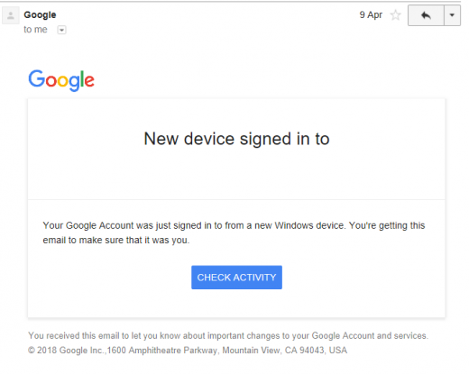 Gmail Sends Sign-In Alerts — By Mistake