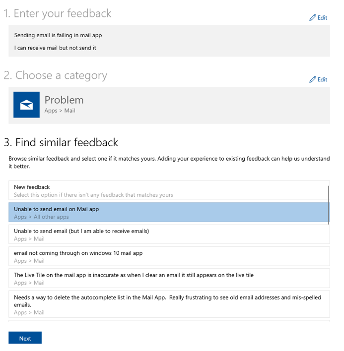 Windows 10 preview links bugs you find to existing feedback | DeviceDaily.com