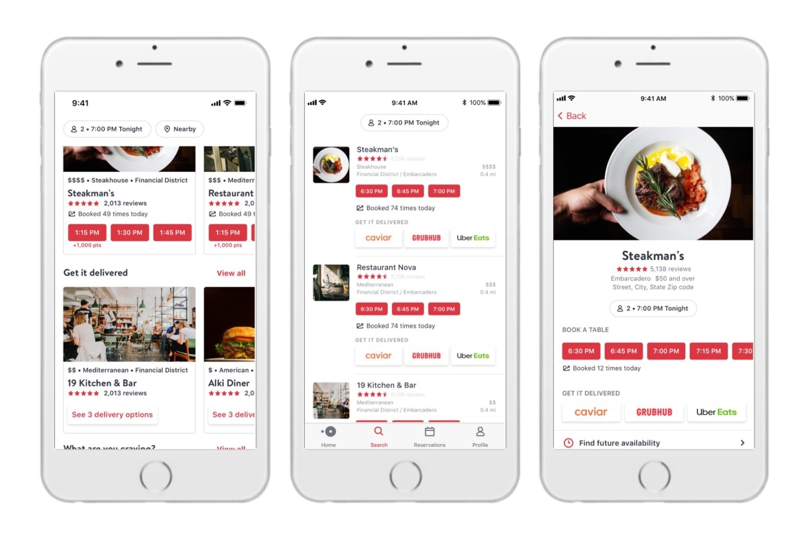 OpenTable now offers delivery with help from Uber Eats and Grubhub | DeviceDaily.com