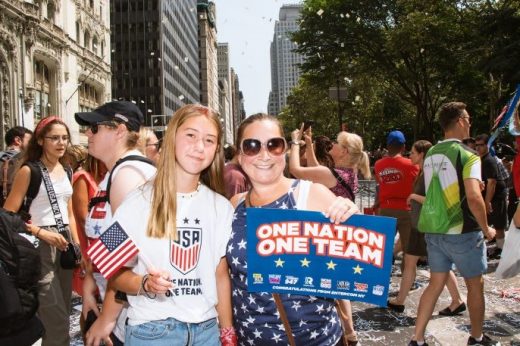 ‘Now Pay Us!’ Photos from NYC’s World Cup victory parade capture a mood—and a movement