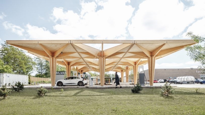 These beautiful electric charging points are the gas station of the future | DeviceDaily.com