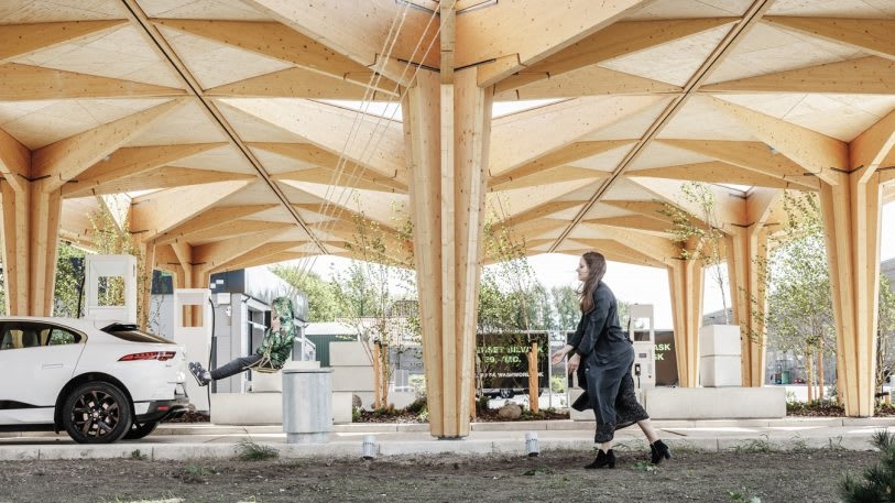 These beautiful electric charging points are the gas station of the future | DeviceDaily.com