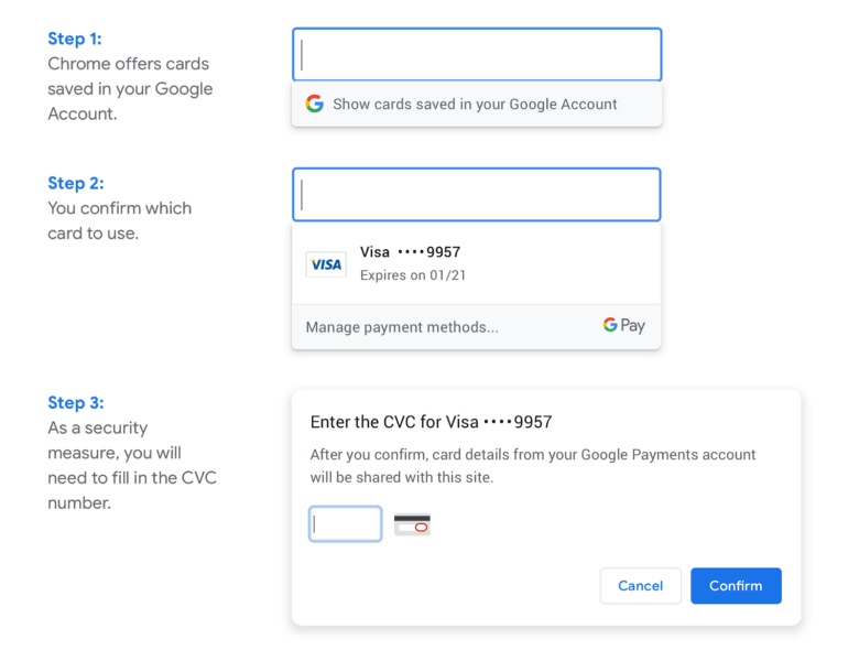 Chrome lets users pay with credit cards saved in their Google accounts | DeviceDaily.com