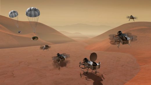 NASA’s Dragonfly mission is sending an eight-rotor drone to Titan