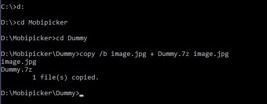 How To Hide Files Within Images [Pictures] | DeviceDaily.com