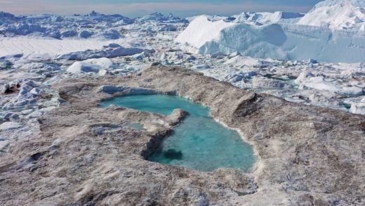 These stunning images of Greenland’s melting ice are a bleak depiction of a climate tragedy