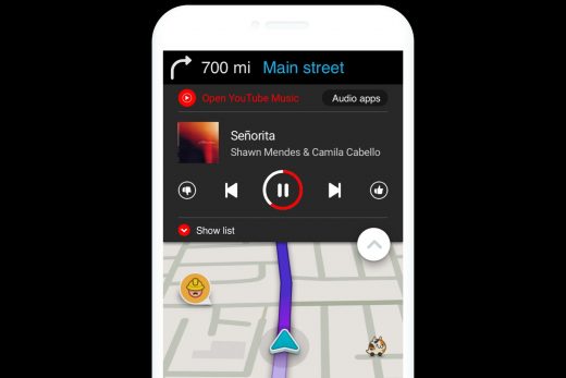 Waze adds easy access to YouTube Music while you drive